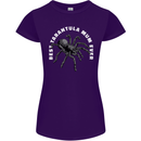 Tarantula Mum Funny Spider Womens Petite Cut T-Shirt Purple