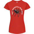 Tarantula Mum Funny Spider Womens Petite Cut T-Shirt Red