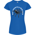 Tarantula Mum Funny Spider Womens Petite Cut T-Shirt Royal Blue
