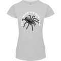 Tarantula Mum Funny Spider Womens Petite Cut T-Shirt Sports Grey
