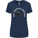 Tarantula Mum Funny Spider Womens Wider Cut T-Shirt Navy Blue