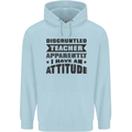 Teacher Attitude Funny Teaching Games PE Geography Childrens Kids Hoodie Light Blue