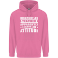Teacher Attitude Funny Teaching Maths English Childrens Kids Hoodie Azalea