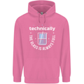 Technically the Glass is Always Full Science Funny Childrens Kids Hoodie Azalea