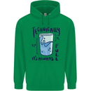 Technically the Glass is Always Full Science Geek Childrens Kids Hoodie Irish Green