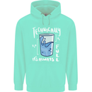 Technically the Glass is Always Full Science Nerd Childrens Kids Hoodie Peppermint