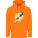 Technology Creation of Adam Parody Teck IT Childrens Kids Hoodie Orange