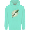 Technology Creation of Adam Parody Teck IT Childrens Kids Hoodie Peppermint