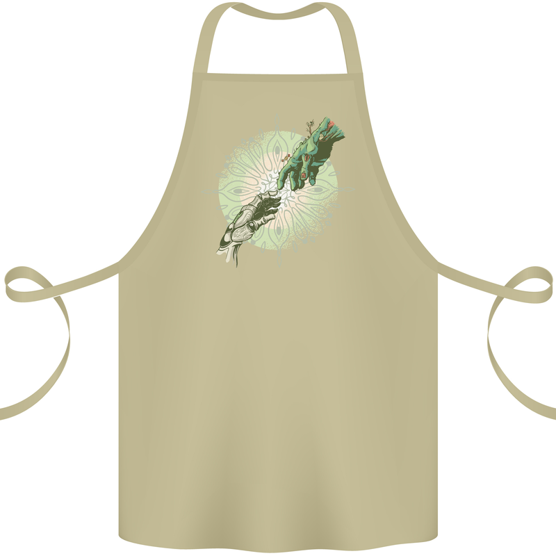 Technology Creation of Adam Parody Teck IT Cotton Apron 100% Organic Khaki