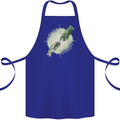 Technology Creation of Adam Parody Teck IT Cotton Apron 100% Organic Royal Blue