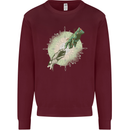 Technology Creation of Adam Parody Teck IT Kids Sweatshirt Jumper Maroon