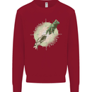 Technology Creation of Adam Parody Teck IT Kids Sweatshirt Jumper Red