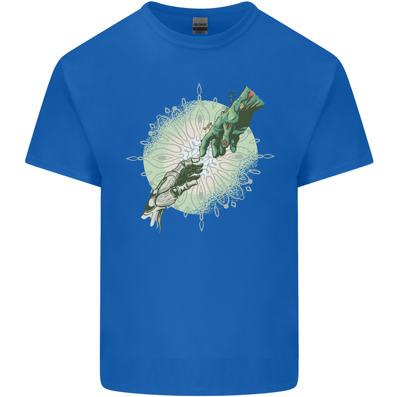 Technology Creation of Adam Parody Teck IT Kids T-Shirt Childrens Royal Blue
