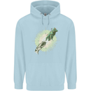 Technology Creation of Adam Parody Teck IT Mens 80% Cotton Hoodie Light Blue