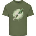 Technology Creation of Adam Parody Teck IT Mens Cotton T-Shirt Tee Top Military Green