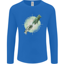 Technology Creation of Adam Parody Teck IT Mens Long Sleeve T-Shirt Royal Blue