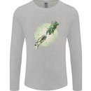 Technology Creation of Adam Parody Teck IT Mens Long Sleeve T-Shirt Sports Grey