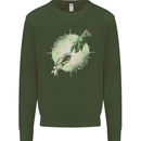 Technology Creation of Adam Parody Teck IT Mens Sweatshirt Jumper Forest Green