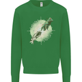 Technology Creation of Adam Parody Teck IT Mens Sweatshirt Jumper Irish Green