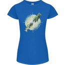 Technology Creation of Adam Parody Teck IT Womens Petite Cut T-Shirt Royal Blue