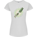 Technology Creation of Adam Parody Teck IT Womens Petite Cut T-Shirt White