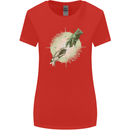 Technology Creation of Adam Parody Teck IT Womens Wider Cut T-Shirt Red