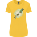 Technology Creation of Adam Parody Teck IT Womens Wider Cut T-Shirt Yellow