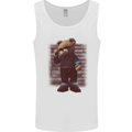 Teddy Boy 50s 60s Subculture Mens Vest Tank Top White