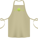 Tennis Player ECG Pulse Cotton Apron 100% Organic Khaki