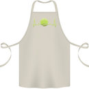 Tennis Player ECG Pulse Cotton Apron 100% Organic Natural