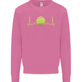 Tennis Player ECG Pulse Mens Sweatshirt Jumper Azalea