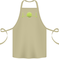 Tennis Player Pulse ECG Cotton Apron 100% Organic Khaki
