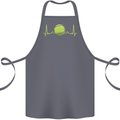 Tennis Player Pulse ECG Cotton Apron 100% Organic Steel