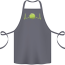 Tennis Player Pulse ECG Cotton Apron 100% Organic Steel