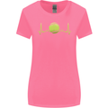 Tennis Player Pulse ECG Womens Wider Cut T-Shirt Azalea
