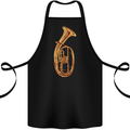 Tenorhorn Brass Musical Instrument Cotton Apron 100% Organic Black