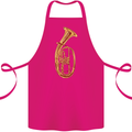 Tenorhorn Brass Musical Instrument Cotton Apron 100% Organic Pink