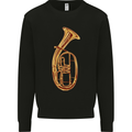 Tenorhorn Brass Musical Instrument Kids Sweatshirt Jumper Black