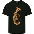 Tenorhorn Brass Musical Instrument Kids T-Shirt Childrens Black