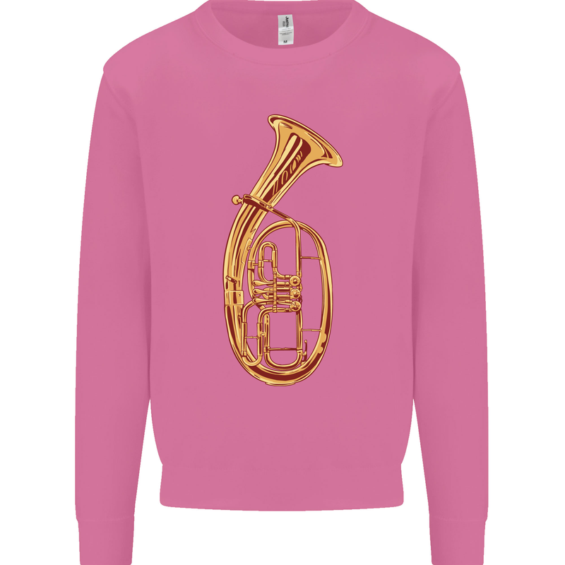 Tenorhorn Brass Musical Instrument Mens Sweatshirt Jumper Azalea