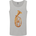 Tenorhorn Brass Musical Instrument Mens Vest Tank Top Sports Grey