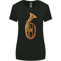 Tenorhorn Brass Musical Instrument Womens Wider Cut T-Shirt Black