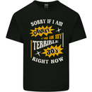 Terrible 30s Funny 30 Year Old Birthday Kids T-Shirt Childrens Black