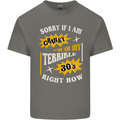 Terrible 30s Funny 30 Year Old Birthday Kids T-Shirt Childrens Charcoal