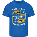 Terrible 30s Funny 30 Year Old Birthday Mens Cotton T-Shirt Tee Top Royal Blue