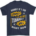 Terrible 30s Funny 30 Year Old Birthday Mens T-Shirt 100% Cotton Navy Blue