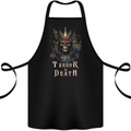 Terror of Death Skull Demon Cotton Apron 100% Organic Black