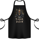 Terror of Death Skull Demon Cotton Apron 100% Organic Black