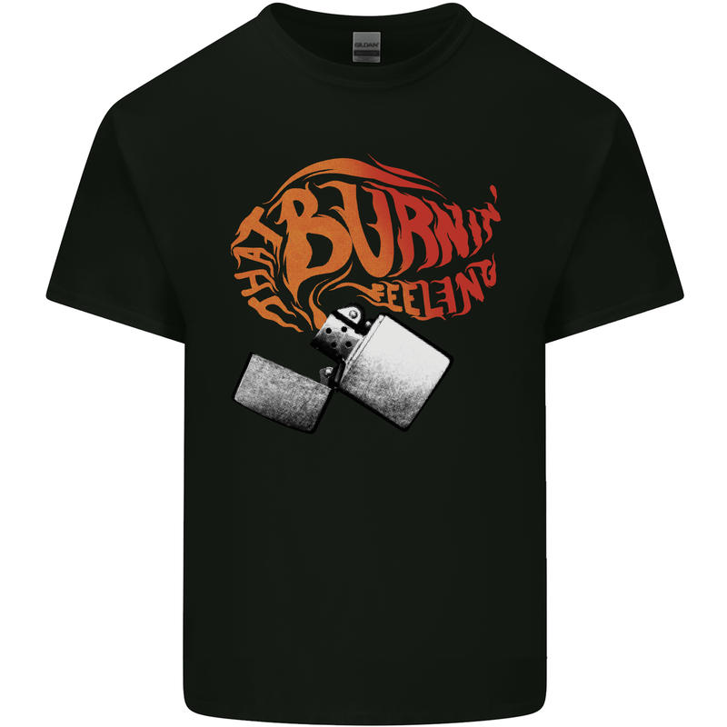 That Burning Feeling Cigarette Lighter Kids T-Shirt Childrens Black