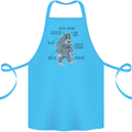 The Anatomy of Bigfoot Cotton Apron 100% Organic Turquoise